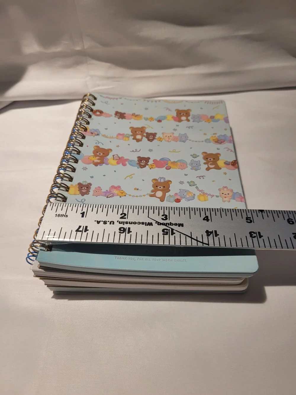 Lot of 4 Authentic San-X Rilakkuma B6 Spiral Notebooks Kawaii Stationery